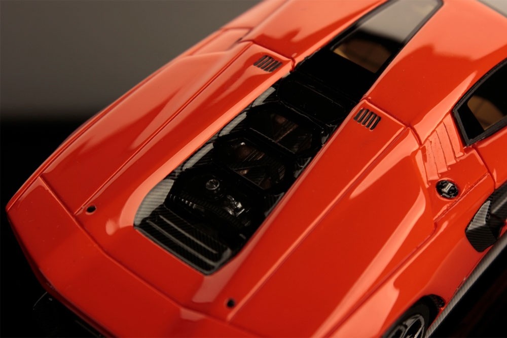 Looksmart LS529E 1/43 Lamborghini Countach LPI800-4 2021 Arancio Orange Resin