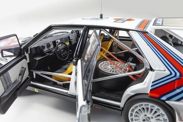 Kyosho KS08960A 1/18 Lancia Delta HF 4WD Monte Carlo Team Lancia Martini 1987 #6