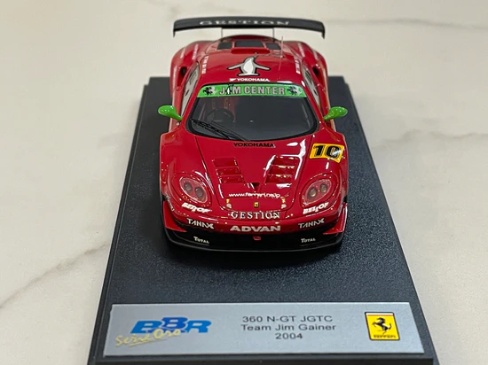 BBR BG274 1/43 Ferrari 360 N/GT #10 Jim Gainer JGTC GT300 2004 Resin