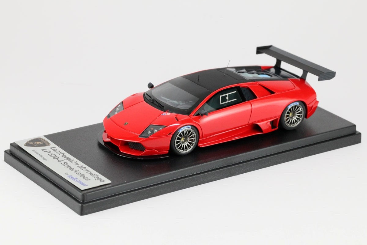 Looksmart LS379C 1/43 Lamborghini Murcielago LP670-4 SV 2009 Metallic Red Ltd 25