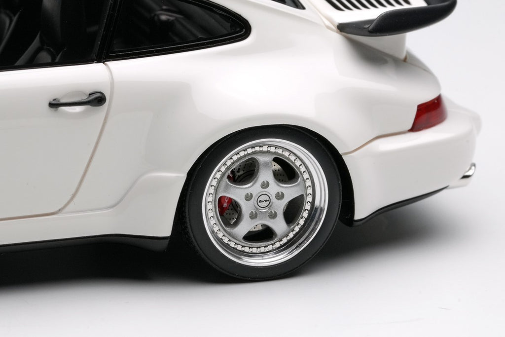 Make Up VISION VM158H 1/43 Porsche 911 964 Turbo 3.6 1993 White Resin Model Car