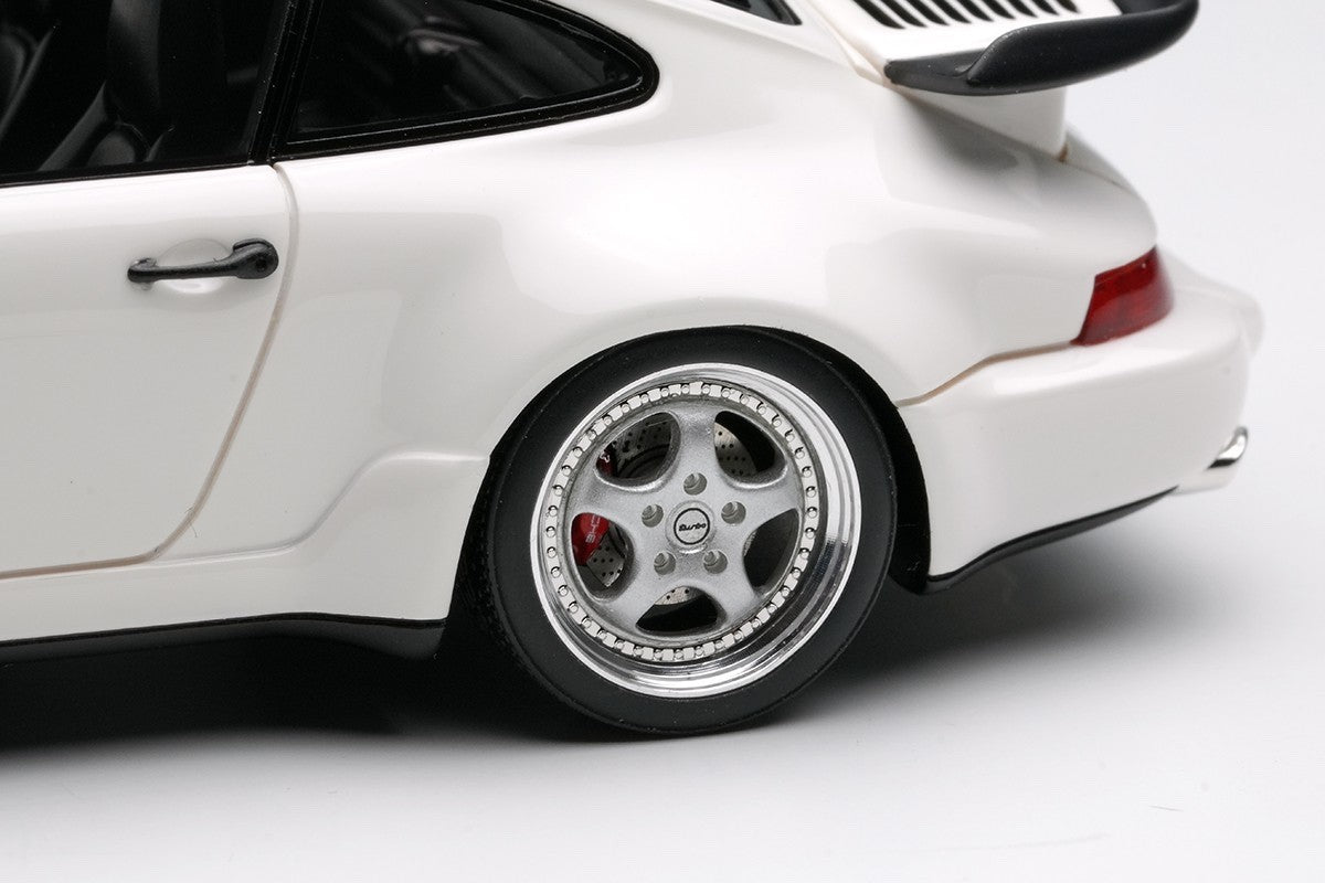 Make Up VISION VM158H 1/43 Porsche 911 964 Turbo 3.6 1993 White Resin Model Car