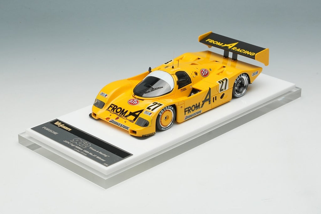 Make Up VISION VM316 1/43 Porsche 962C From A Fuji 500km 1989 Winner #27