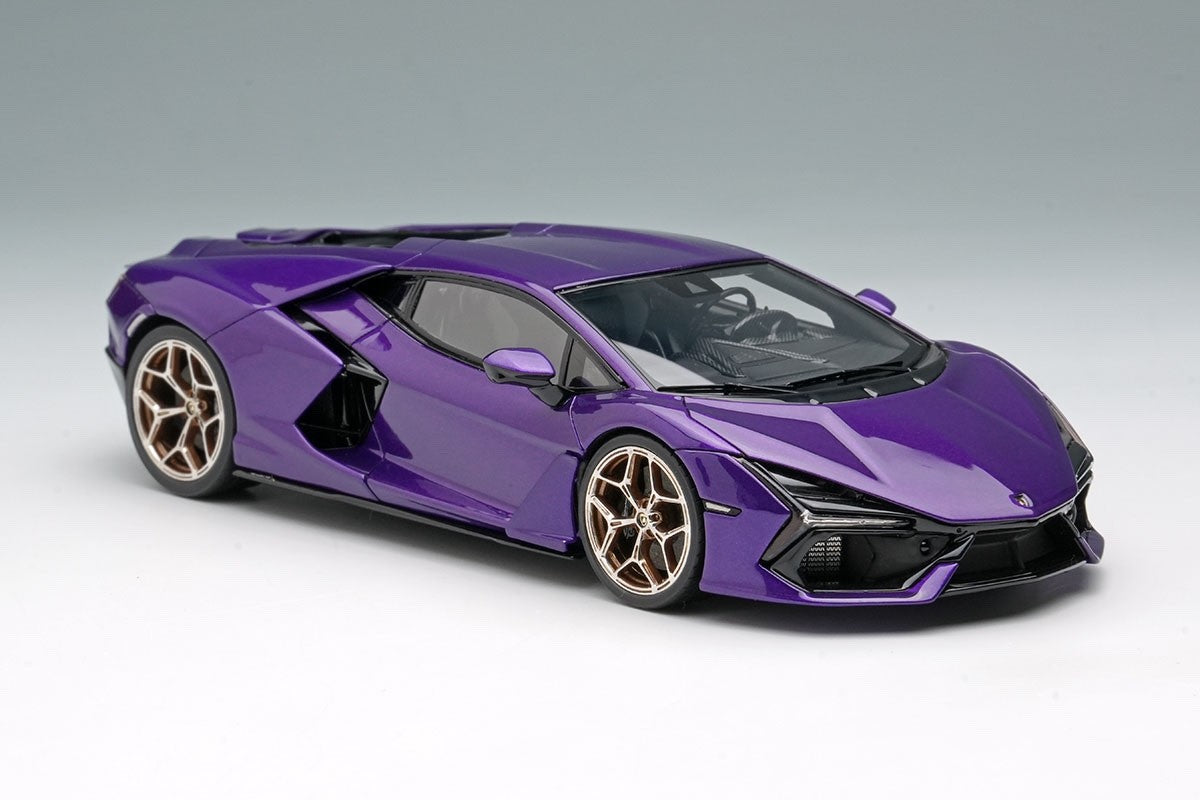 Make Up EIDOLON EM739D 1/43 Lamborghini Revuelto 2024 Viola Pasifae/Black