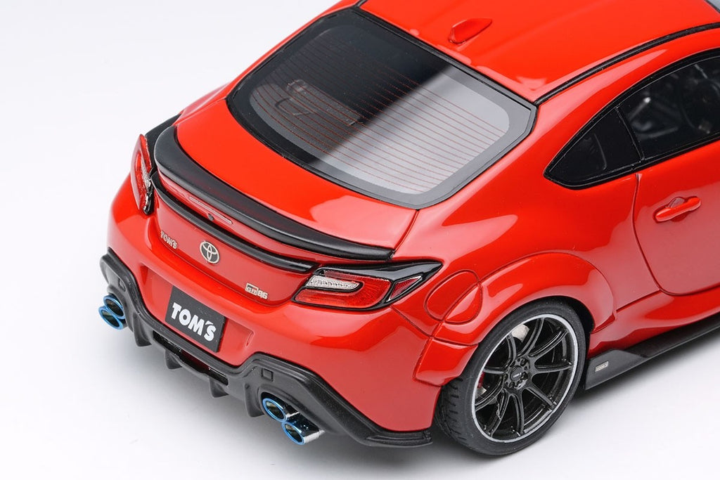 EIDOLON EM725F 1/43 Toyota TOM'S GR86 Wide Body 2022 Spark Red Resin 50pcs