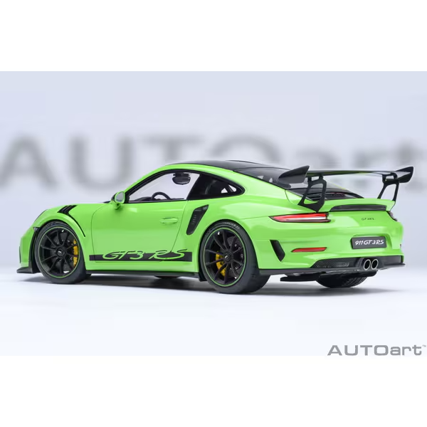 AUTOart 78179 1/18 Porsche 911 991.2 GT3 RS Weissach Green Diecast