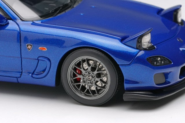 EIDOLON EM817C 1/43 Mazda RX-7 FD3S Spirit R 2002 Blue Resin Limited 120pcs