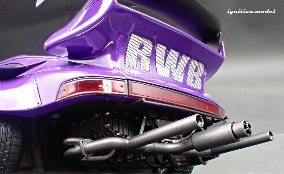 Ignition Model IG3698 1/18 Porsche 911 RWB 930 Purple WORK Meister S1