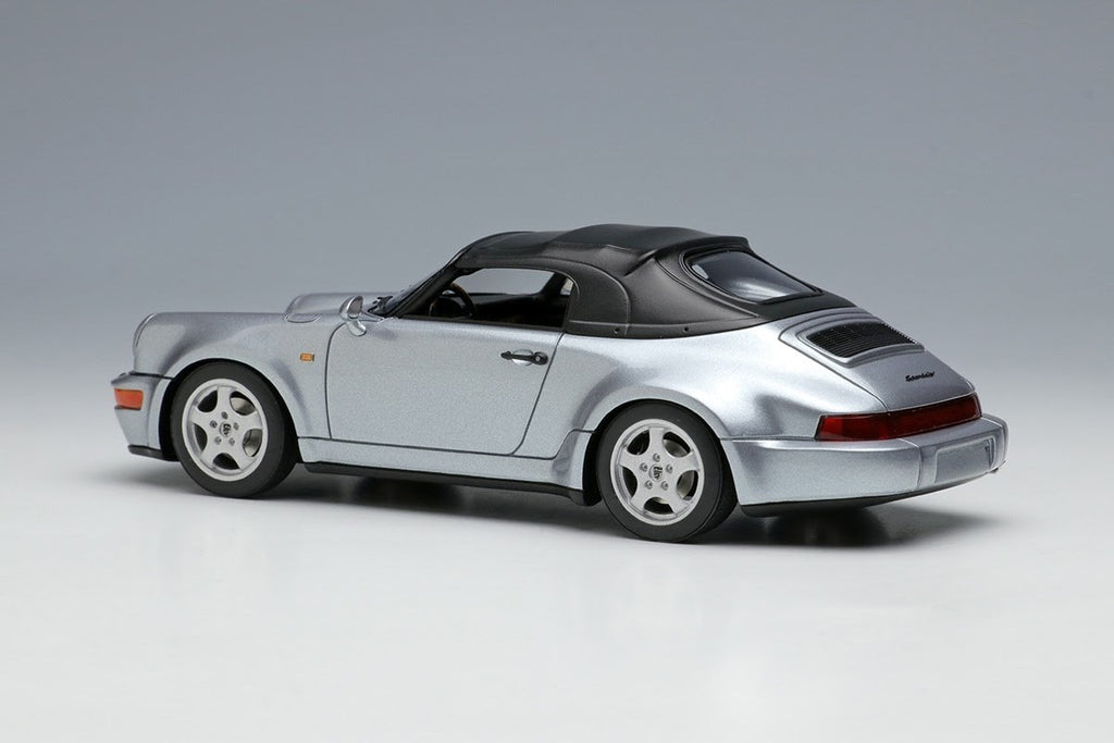 Make Up EIDOLON VM166A 1/43 Porsche 911 964 Speedster Polar Silver Finish 1993