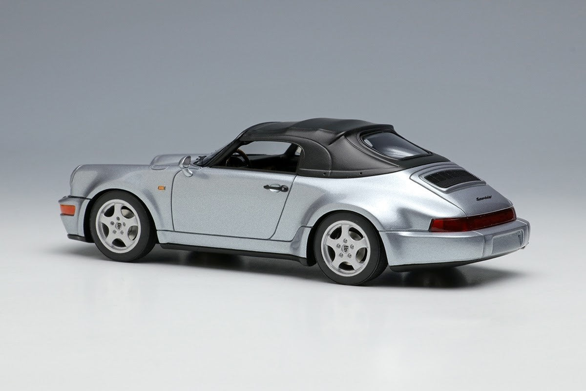 Make Up EIDOLON VM166A 1/43 Porsche 911 964 Speedster Polar Silver Finish 1993