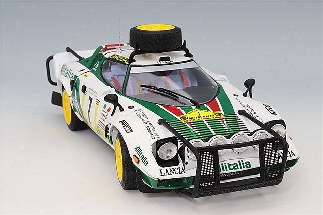 Kyosho KS08130G 1/18 Lancia Stratos HF Alitalia 1977 Safari Rally #7 Munari