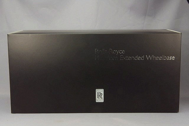 Kyosho 1/18 Rolls-Royce Phantom EWB Black Diecast Model Car KS08841DBK2 Luxury C