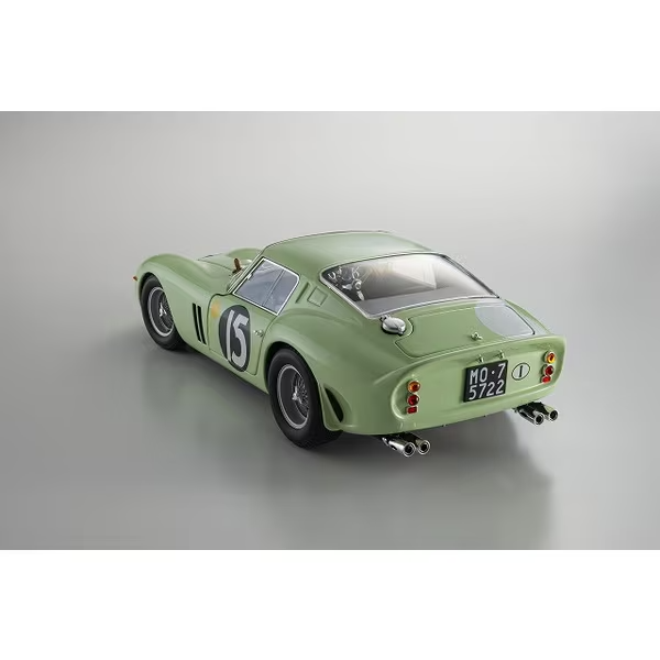 Kyosho KS08438C 1/18 Ferrari 250 GTO 1962 Goodwood #15 Light Green Die-Cast Mode