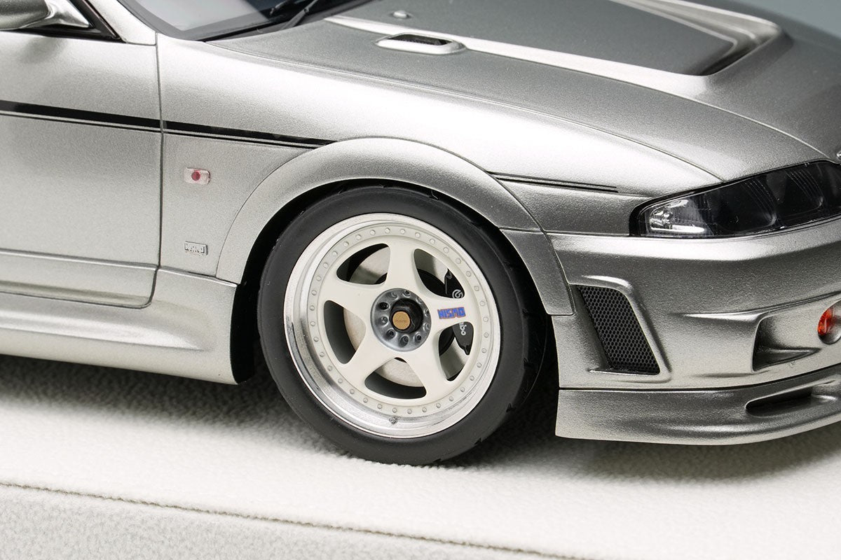 Make Up EIDOLON EML102C 1/18 NISMO 400R 1996 Silver Resin
