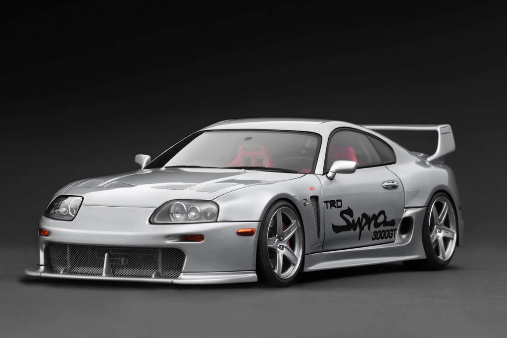Ignition Model IG3600 1/18 Toyota Supra A80 TRD 3000GT Silver Resin
