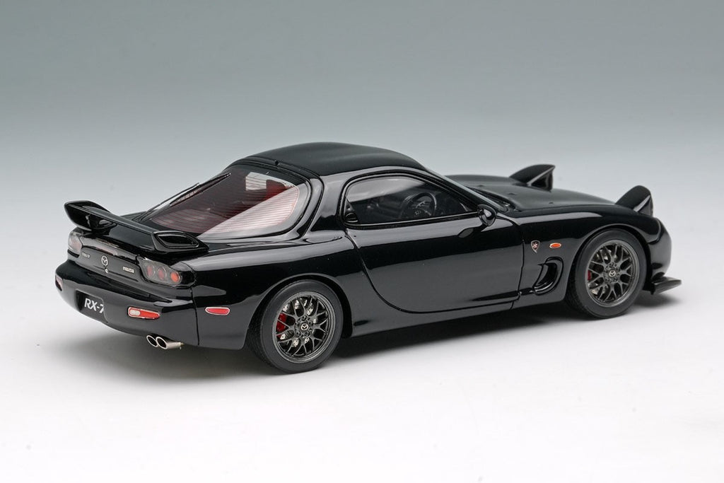 EIDOLON EM817E 1/43 Mazda RX-7 FD3S Spirit R 2002 Headlamp Open Brilliant Black