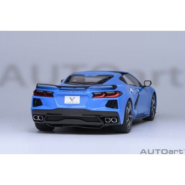 AUTOart 71281 1/18 Chevrolet Corvette C8 Stingray Z51 Rapid Blue Diecast