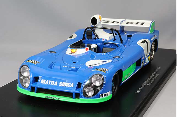 Spark S18LM74 1/18 Matra-Simca MS670B Le Mans Winner 1974 #7 Multi Resin