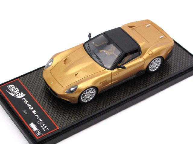 BBR BBRC032B 1/43 Ferrari P540 Superfast Aperta 2010 Gold Hard Top Ltd 200pcs