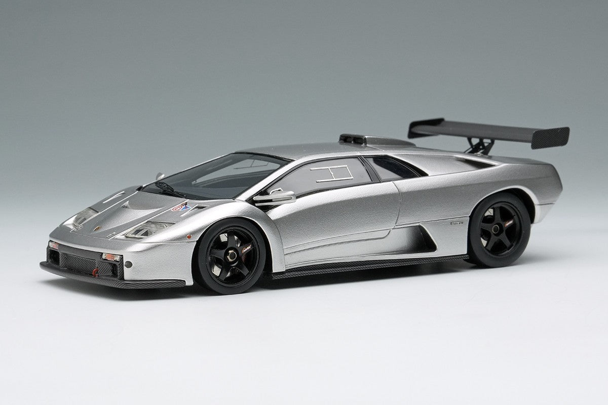 Make Up EIDOLON EM786D 1/43 Lamborghini Diablo GTR 1999 Silver Resin