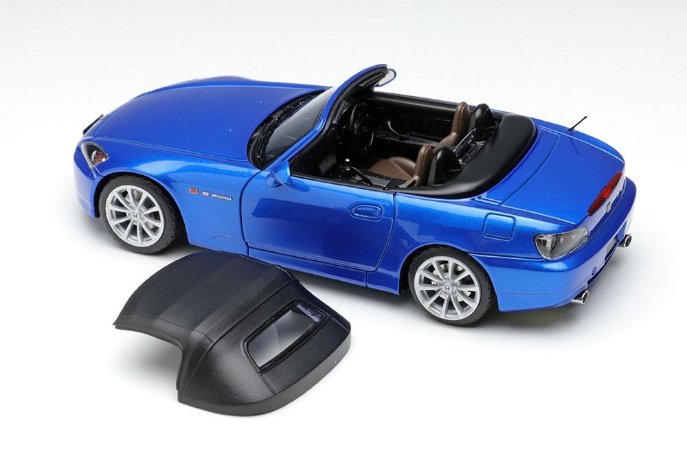 Make Up EIDOLON EM677A 1/43 Honda S2000 AP2 2005 Bermuda Blue Pearl Resin