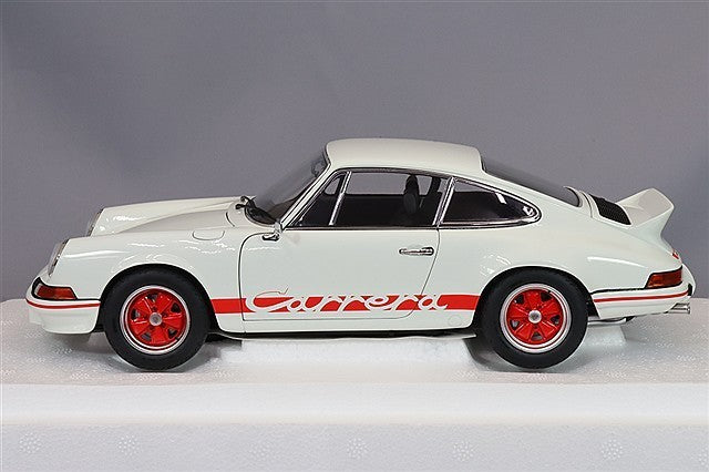 AUTOart 78030 1/18 Porsche 911 Carrera 2.7 RS Grand Prix White Red Stripe