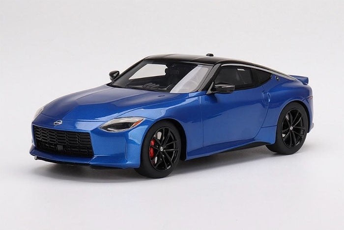 TOP SPEED TS0437 1/18 Nissan Fairlady Z Performance 2023 Seiran Blue LHD Resin