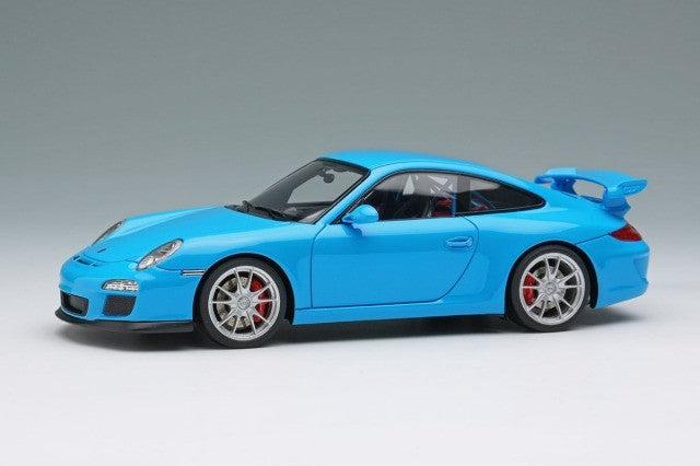 EIDOLON EM721A 1/43 Porsche 911 (997.2) GT3 Clubsport 2010 Riviera Blue Limited