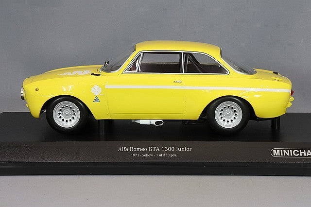 Minichamps MC155120024 1/18 Alfa Romeo GTA 1300 1971 Yellow