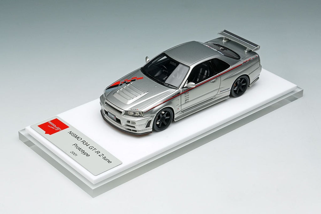 EIDOLON EM792 1/43 NISMO R34 Z-Tune Prototype 2001 Silver Resin