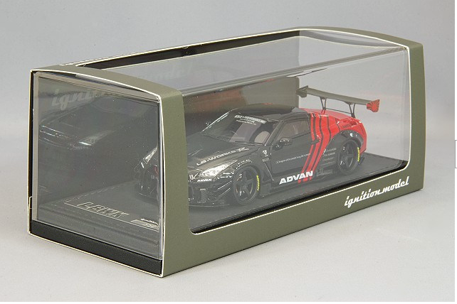 Ignition Model IG2556 1/43 Nissan GT-R R35 LB-WORKS Type2 Black/Red