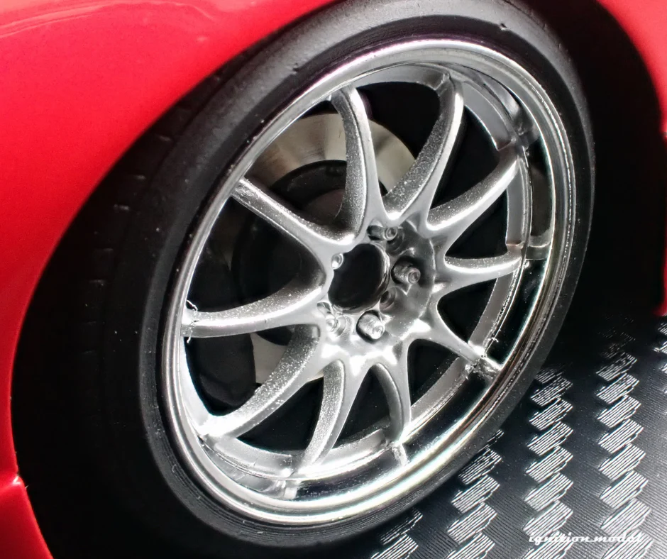 Ignition Model IG3584 1/18 Vertex S13 Silvia Red CE28N Wheels