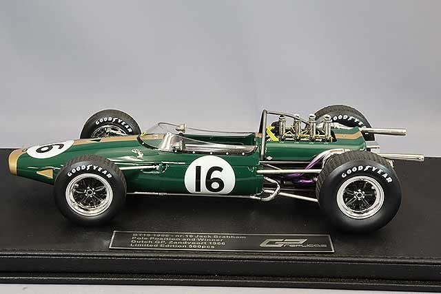 TOPMARQUES GRP116D 1/18 Brabham BT19 1966 Dutch GP Winner Resin