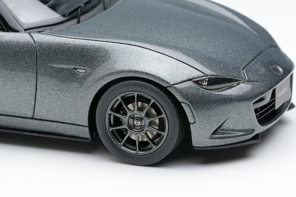 Make Up EIDOLON EM764B 1/43 Mazda Roadster ND 990S 2022 Machine Gray Metallic