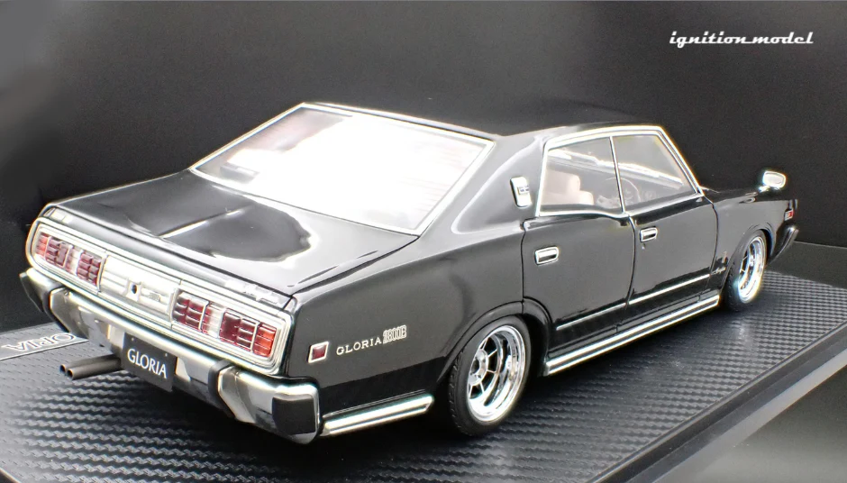 Ignition Model IG3555 1/18 Nissan Gloria Brougham 330 Shakotan Black Resin