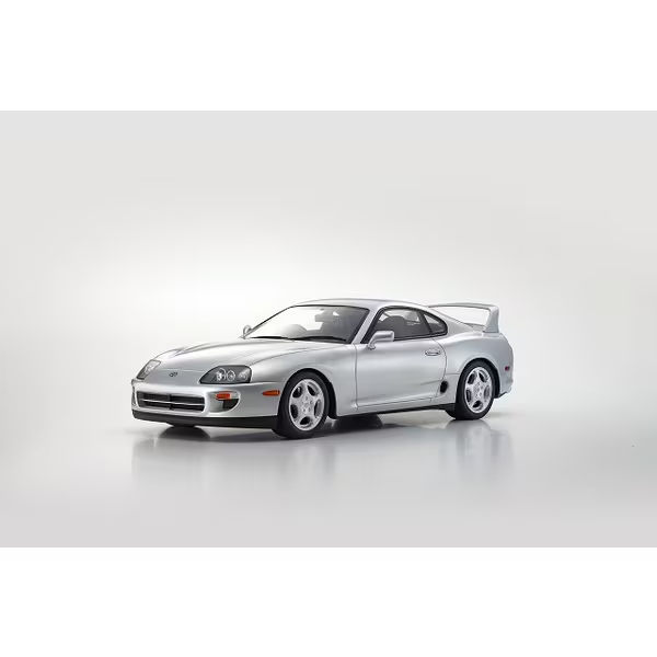 KYOSHO KSR12006S 1/12 Toyota Supra A80 Silver Resin Cast Model Car – Limited