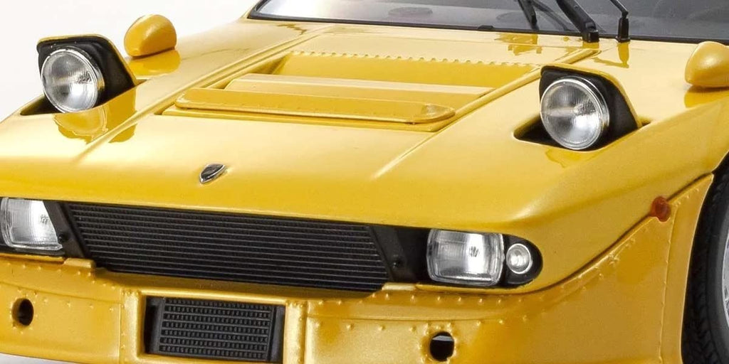 Kyosho KS08445GY 1/18 Lamborghini Urraco Rally Yellow Diecast Model Car
