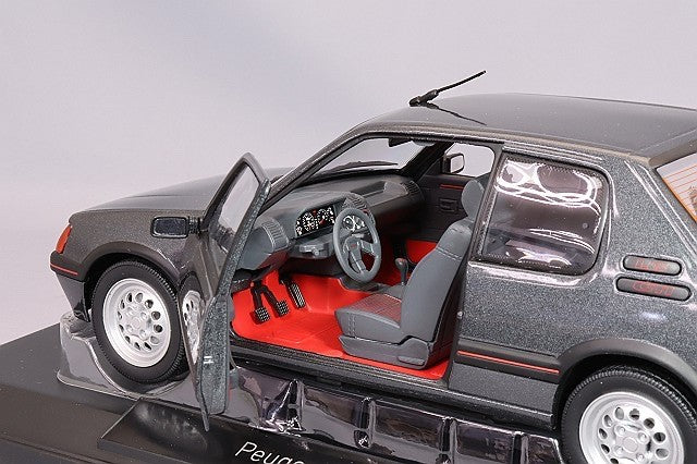Norev NO184845 1/18 Peugeot 205 GTi 1.6 1988 Graphite Grey Diecast