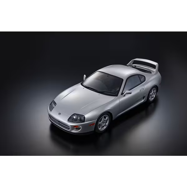 KYOSHO KSR12006S 1/12 Toyota Supra A80 Silver Resin Cast Model Car – Limited