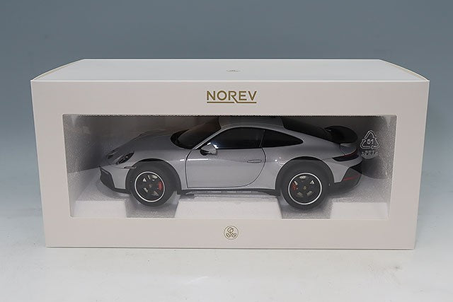 Norev NO187242 1/18 Porsche 911 Dakar 2023 Ice Gray Die-cast