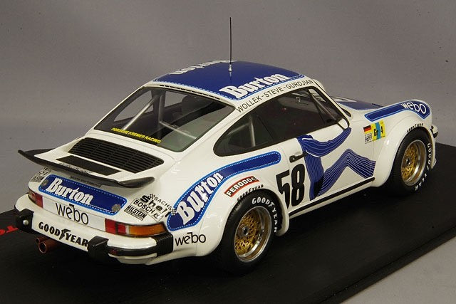 TopSpeed TS0057 1/18 Porsche 934 #58 Le Mans 1977 Kremer Racing Resin Model Car