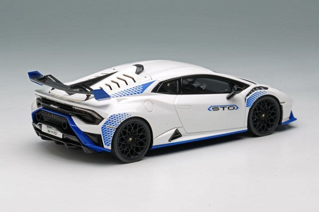 EIDOLON EM737G 1/43 Lamborghini Huracan STO 2021 White Blue Resin