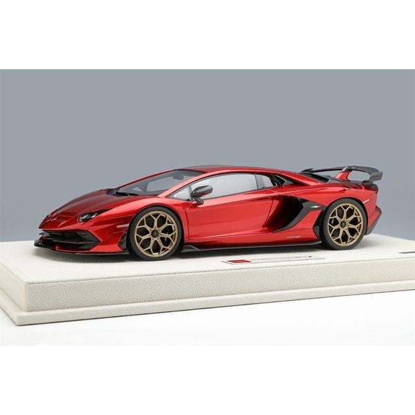 EIDOLON EML025C 1/18 Lamborghini Aventador SVJ 2018 Candy Red / Leighton Wheels