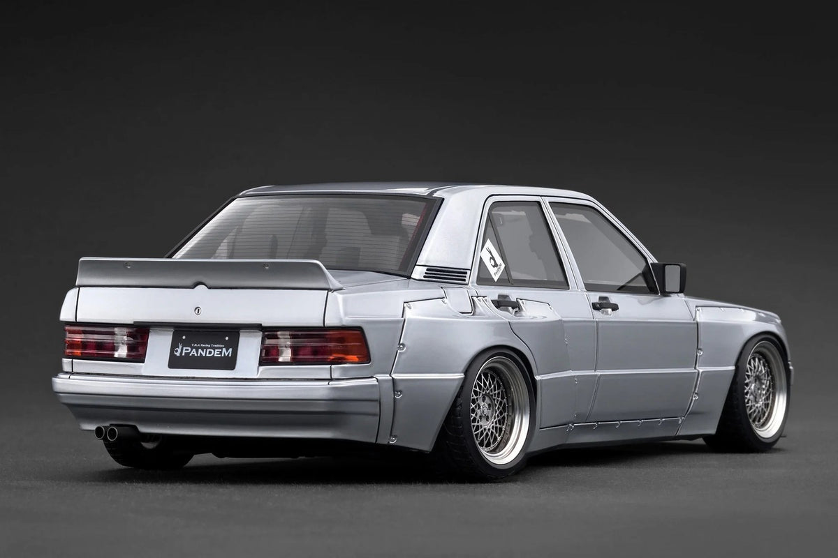 Ignition Model IG3768 1/18 Pandem 190 Silver Widebody