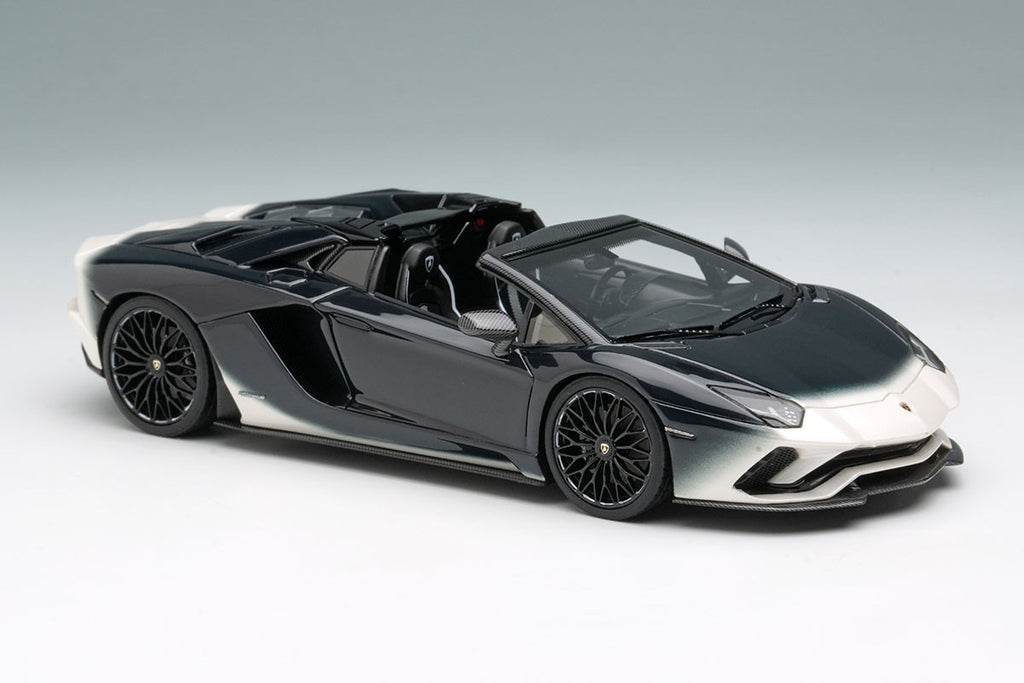 EIDOLON EM767C 1/43 Lamborghini Aventador S Roadster 50th Japan 2018 Bianco