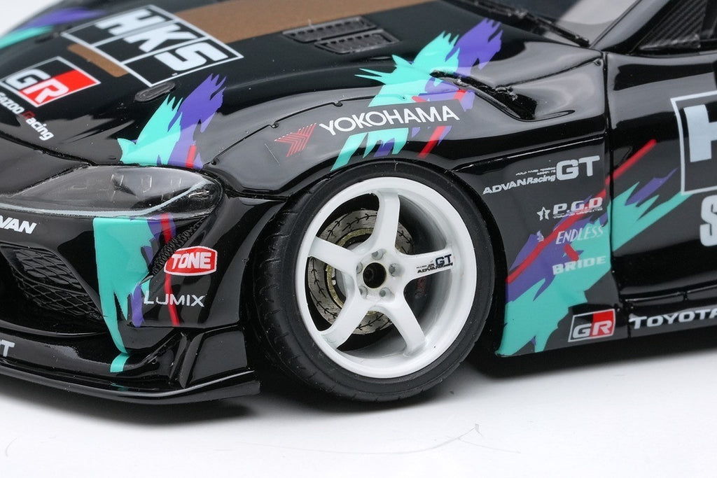 Make Up EIDOLON EM722 1/43 Toyota GR Supra Drift by HKS 2019 Limited