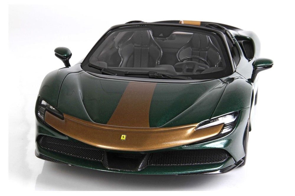 BBR P18198GV 1/18 Ferrari SF90 Spider Pack Fiorano 2021 Verde Zeltweg Ltd 40pcs