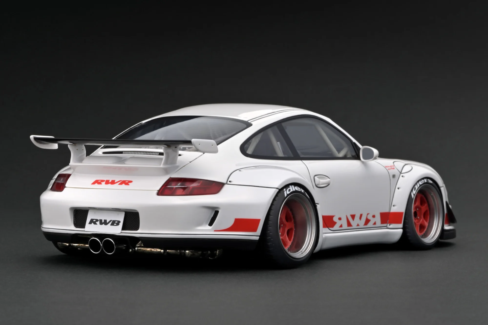 Ignition Model IG3254 1/18 RWB Porsche 911 997 GT3 Rauh-Welt White Resin