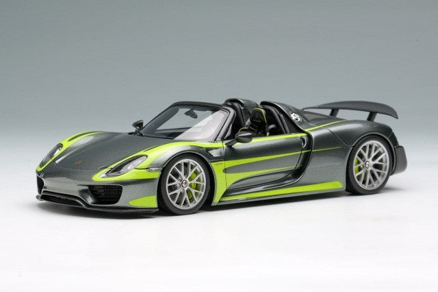 EIDOLON EM812C 1/43 Porsche 918 Spyder Weissach Gray Resin Limited 80pcs