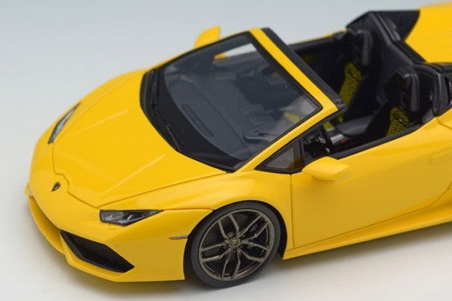 Make Up EIDOLON EM342A3 1/43 Lamborghini Huracan LP610-4 Spyder Pearl Yellow
